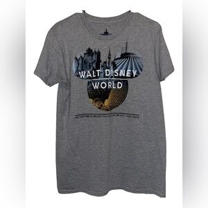 Disney Gray Walt Disney World Short Sleeve Tee